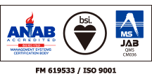 ISO9001 BSIロゴ