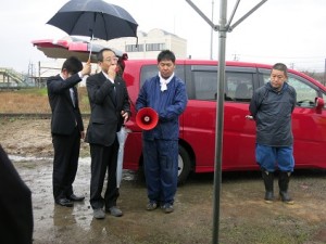 社長の川島も終始笑顔でした。 