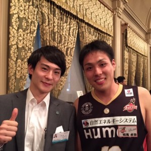 どの選手も快く写真撮影して下さいました！ （新人王　１８＃相馬選手）