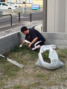 私の草刈りの様子